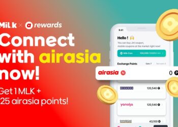 MiL.k launched its first global point exchange service with airasia